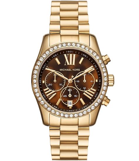 michael kors lexington watch fake|michael kors chronograph gold.